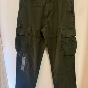 Old Navy Men's Dark Green Cargo Pants 30X30